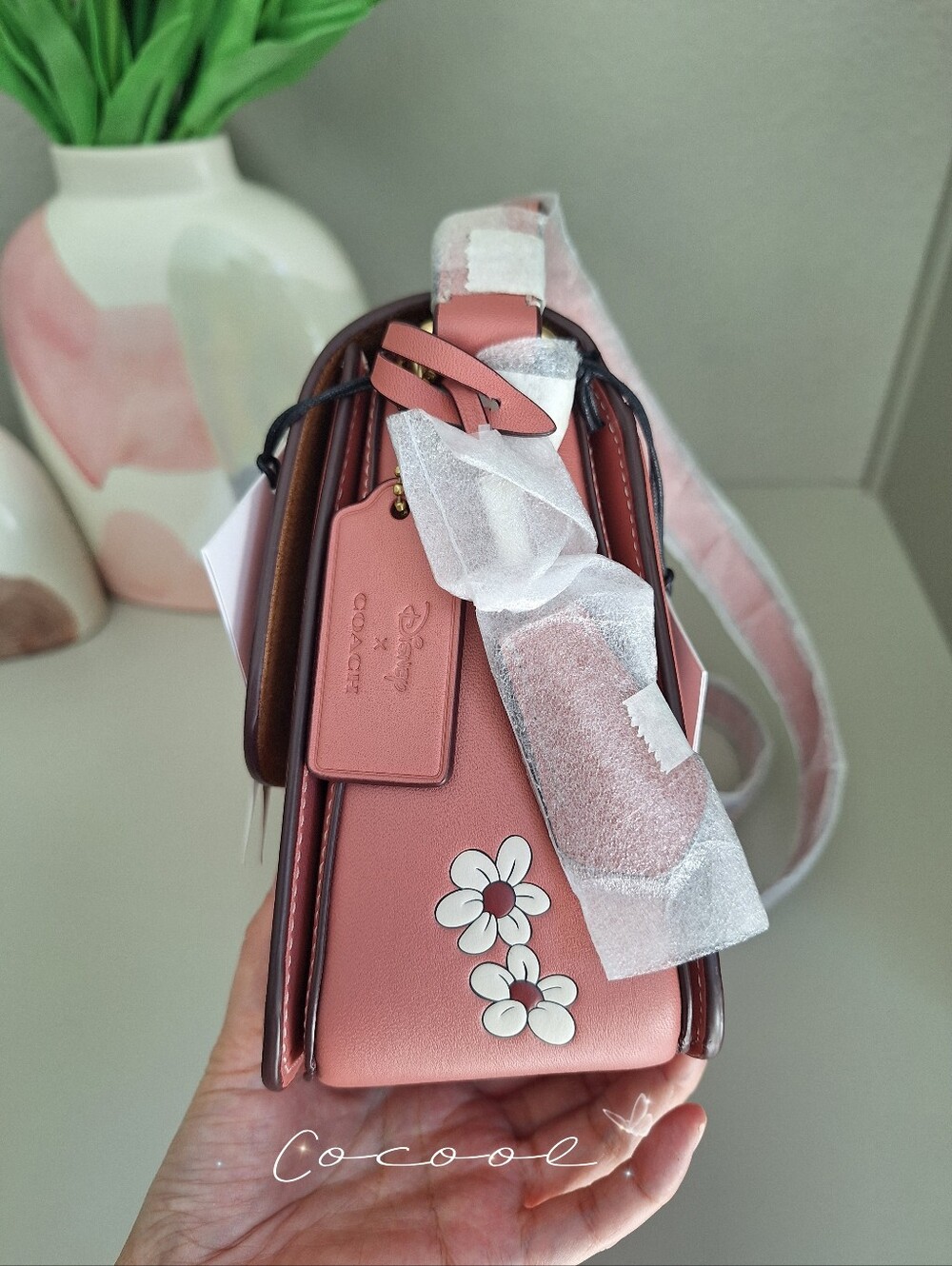 NWT Rare Authentic Disney x Coach Studio Shoulder Bag Mickey Mouse Flowers CH413 - Picture 6 of 12